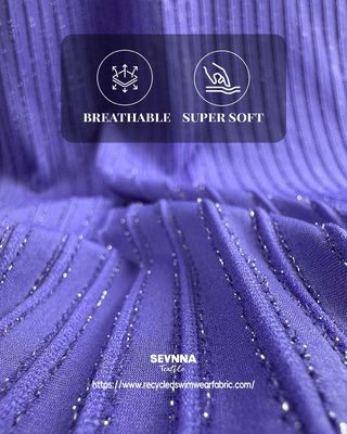 Bahan yang tahan lama 130cm lebar 220gm Eco Friendly Swimsuit