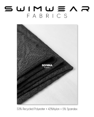 Bahan Kain Tekstur Renang Alternatif dengan Pola Tekstur 390gsm di Pasar Baju Renang