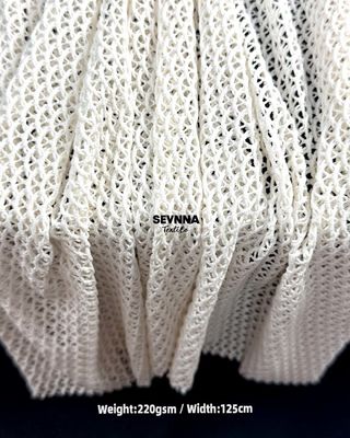 Kain Rajut Ganda Musim Panas/Gugur Tahan Lama dan Nyaman untuk Dipakai Sepanjang Hari