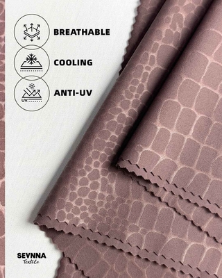 Bahan Bra Latihan Elastane Polyester Bernafas Tinggi untuk Kebutuhan Kain Bra Olahraga