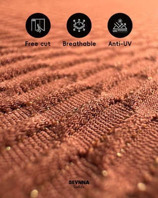 Kain Renang Bertekstur Premium dengan Lebar 130cm, Berat 250gsm, dan Komposisi Nilon Daur Ulang untuk Pakaian Renang Berkinerja Tinggi