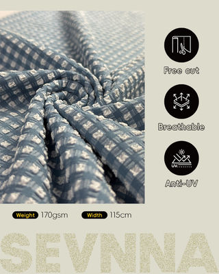 Kain Renang Bertekstur Premium dengan Lebar 115cm, Berat 170gsm, dan Pola Bertekstur Bergaya untuk Pakaian Renang