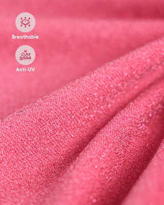 Kain Pakaian Renang Ramah Lingkungan dengan Lebar 150cm Lurex Perak dan Bersertifikasi GRS untuk Pakaian Renang Berkelanjutan