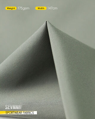 175Gsm Kain Berlari dengan Lebar 147cm dan Elastis Hem untuk Tekstil Olahraga