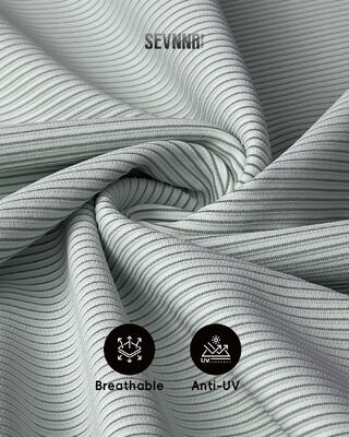 Kain Pakaian Yoga yang Menyerap Kelembapan dan Bernapas dengan Peregangan Anti Bau dan Rajutan Sirkular untuk Pakaian Aktif