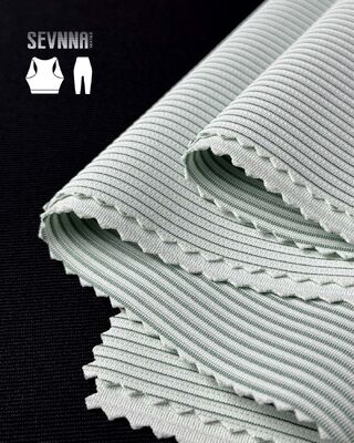 Kain Pakaian Yoga yang Menyerap Kelembapan dan Bernapas dengan Peregangan Anti Bau dan Rajutan Sirkular untuk Pakaian Aktif