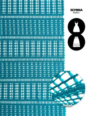 Kain Rajut Ganda Gaya Jacquard 160gsm dengan Nilon Daur Ulang untuk Pakaian yang Tahan Lama dan Nyaman