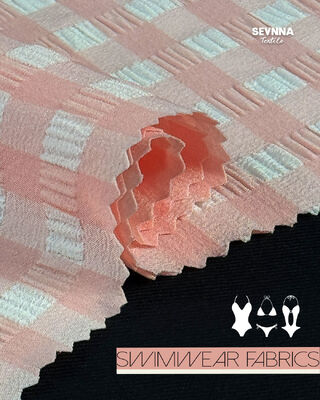 Kain Pakaian Renang Ramah Lingkungan Tahan Klorin dengan Elastis Dua Arah dan Sifat Cepat Kering