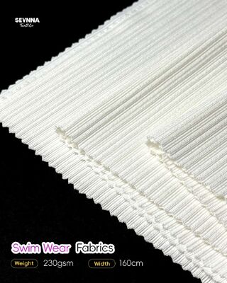 Kain rajutan ganda poliester daur ulang dengan gaya Jacquard dan lebar 160cm untuk pakaian yang sadar lingkungan