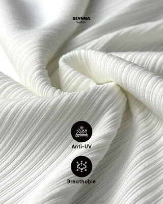 Kain rajutan ganda poliester daur ulang dengan gaya Jacquard dan lebar 160cm untuk pakaian yang sadar lingkungan