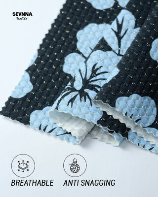 Kain double knit yang nyaman Bahan rajutan yang ideal untuk pakaian mode Pakai santai dan permadani Menawarkan kelembutan bernapas