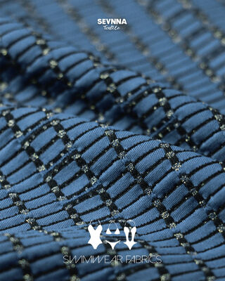 Kain Renang Daur Ulang 290gsm Ramah Lingkungan Bahan Renang Tahan Lama untuk Pakaian Renang Musim Panas