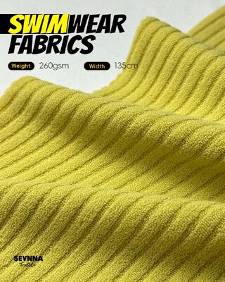 Kain Renang Daur Ulang 260gsm yang Dapat Ditembus Udara dan Cepat Kering untuk Pakaian Renang Ramah Lingkungan