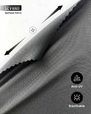 150cm lebar Kain fungsional dengan cepat kering dan kelembaban Wicking Properties untuk Activewear