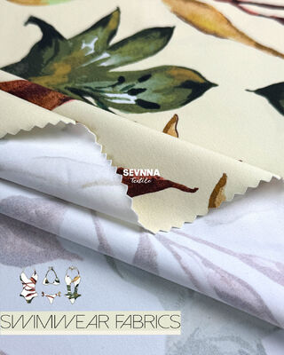 86% Nylon 14% Spandex Kain Baju Renang Daur Ulang 205gsm Unisex Bahan Baju Renang Berkelanjutan untuk Koleksi Baju Renang Ramah Lingkungan