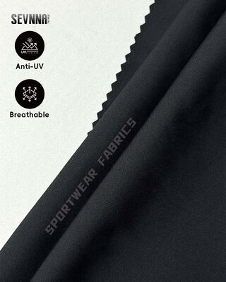 Kain Sepeda Performa Tinggi dengan Perlindungan UV dan Berat 190gsm Terbuat dari 79% Poliester Daur Ulang + 21% Spandex