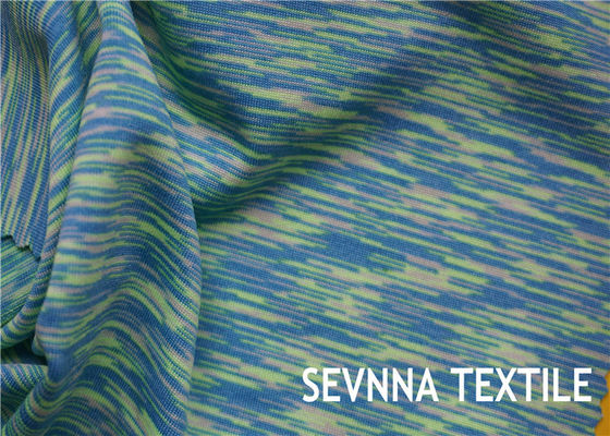 Warna Blok Nylon Dan Kain Spandex, Jacquard Bertekstur Kain Spandex Tahan Air