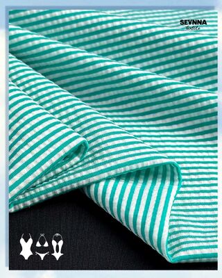 Kain Renang Daur Ulang 180gsm yang Bernapas dan Cepat Kering untuk Produksi Pakaian Renang Berkelanjutan