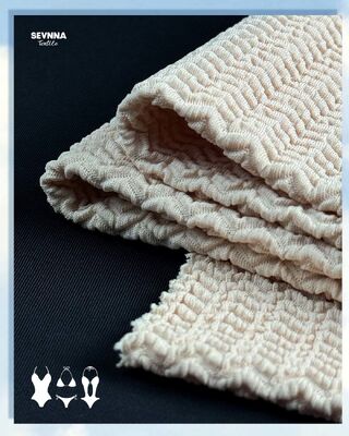 Kain Baju Renang Ramah Lingkungan dengan Elastisitas Dua Arah Lebar 130cm dan Berat 250gsm untuk Baju Renang Berkelanjutan