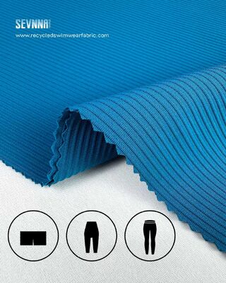 Kain Lycra Daur Ulang yang Inovatif dengan Hologram Cetak Metalik Foil Kabut, Perlindungan UV SPF50, dan Teknologi Rajutan Melingkar