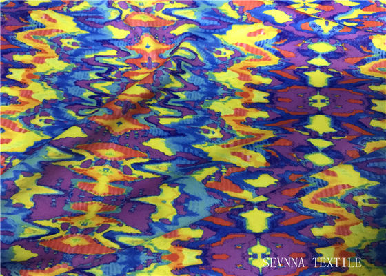 Mikro Polyester Elastan Yoga Memakai Kain Sensitif Microfibre Naungan Kusam Penuh