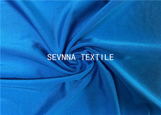 Biru Cepat Kering Kain Pakaian Renang Daur Ulang 152CM Lebar 340GSM Berat