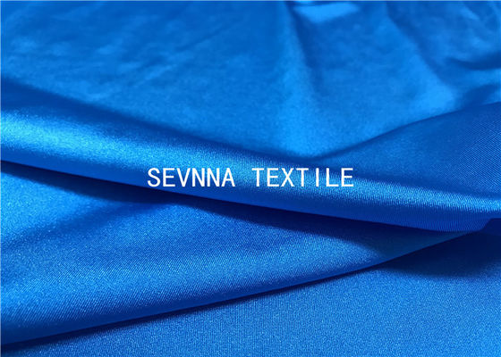 Biru Cepat Kering Kain Pakaian Renang Daur Ulang 152CM Lebar 340GSM Berat