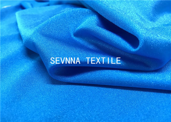 Biru Cepat Kering Kain Pakaian Renang Daur Ulang 152CM Lebar 340GSM Berat