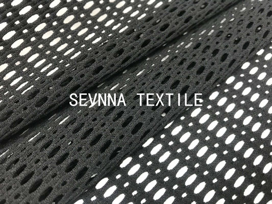 Baju Olahraga Bahan Polyester Spandex Benang Plastik Daur Ulang Olahraga Net Mesh Fashion Pakaian Menutupi Ups