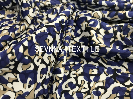 Kain Pakan Rajut Double Side Printing Yoga Wear Perlindungan Ultraviolet