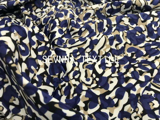 Kain Pakan Rajut Double Side Printing Yoga Wear Perlindungan Ultraviolet