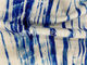 Kustom Digital Printed Blue Activewear Knit Fabric Daur Ulang UV Protect