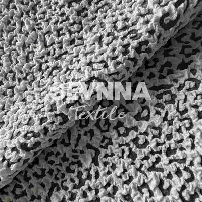 Solid Strip Daur Ulang Kain Nylon Berkelanjutan Stretch Bernafas