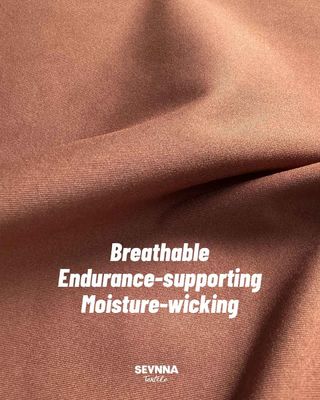 Ultra Stretchy Bernafas Warp Knit Yoga Kain untuk Desain Custom