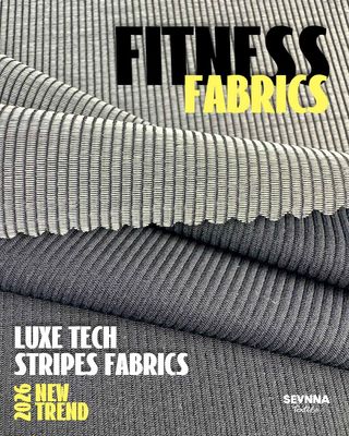 160cm Lebar Atletik Pakai Polyester Spandex Kain Dengan Stretch Tinggi