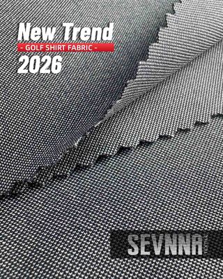 Double Knit Fabric 220gsm 50% Nylon Daur Ulang 31% Polyester Daur Ulang 19% Spandex untuk Produk Ramah Lingkungan Serbaguna