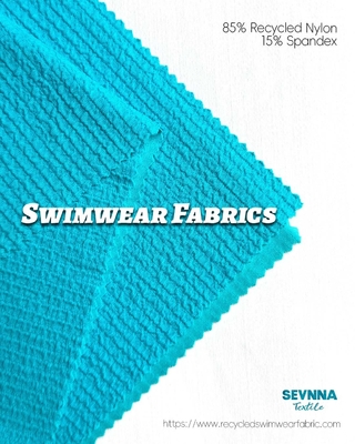 High Durability Swim Textured Fabrics Alternatif dalam lebar 120cm
