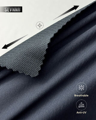 Kain bersepeda tahan lama dengan berat 230gm 132cm lebar dan kelembaban Wicking untuk pakaian bersepeda kinerja tinggi