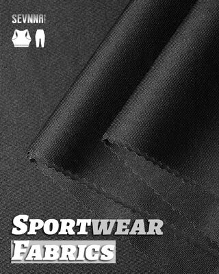 Fungsi Kain Performance Tekstil dengan 190gm Berat 163cm Lebar dan 55% Daur Ulang Polyester SD + 44% SORONA Komposisi