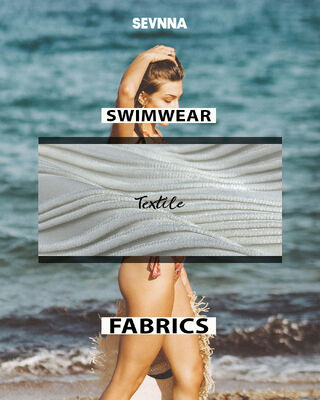 Eco Friendly Swimwear Fabric kain stretch daur ulang yang dirancang untuk kenyamanan dan kinerja yang tahan lama dalam pakaian renang dan pakaian aktif