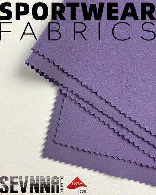 Kelembaban Wicking Stretch Lycra Kain bahan ringan dirancang untuk pakaian olahraga kostum tari dan pakaian kebugaran