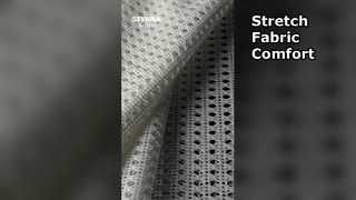 Kain Spandex Poliester Kenyamanan Peregangan Tinggi